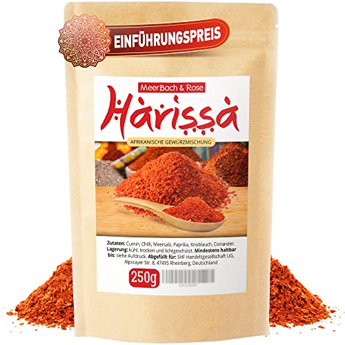 Harissa Gewürzmischung 250g, Harissa Pulver, das Kult - Gewürz aus der orientalischen und nordafrikanischen Küche