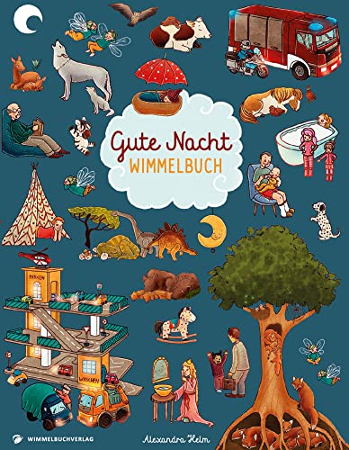 Gute Nacht Wimmelbuch: Gute Nacht Geschichten in Bildern ab 2 Jahre