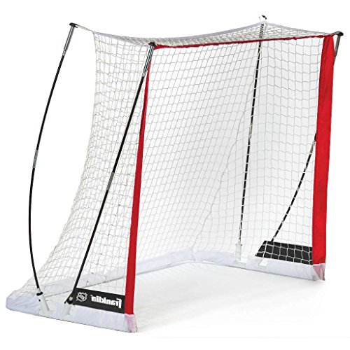 Franklin Sports Unisex Jugend Fibertech Streethockey Tor Complete 02 fiberflex Street Hockey Ziel Set, Rot, 127x102x66cm