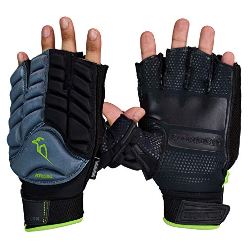 KOOKABURRA Unisex, Jugendliche Storm Hockey Handguards, grau, X-Small Left Hand