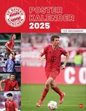 FC Bayern München Posterkalender 2025: Wandkalender mit den besten Spielerfotos des FC Bayern. Toller Kalender für Fußballfans. 34 x 44 cm. (Bundesliga Kalender Heye)