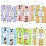 WDEC 12 * 20g Kleiderschrank Aromatherapie Kleiderbügel, Beutel, Für Schubladen, Schränke, Schränke, Badezimmerautos, 10 Stück Lavendel, Jasmin, Lilie, Rose, Ozean，Zitrone