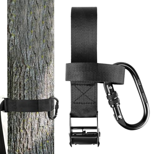Baumständer-Gurt – Verstellbare Schnalle, Baumständer-Sicherheitsgurt | Jagdgeschirr Treestand Harness Strap | Baumständer-Geschirrgurt | Sicherheitsgurt Absturzsicherung | Zubehör Für Baumständer