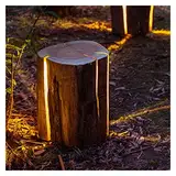WOXEVOLM Nachahmung Baumstumpf Lampe kreative Landschaft Beleuchtung Park Garten Hinterhof Weg Rasen Licht(M)