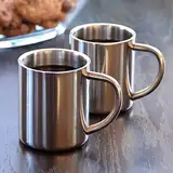 2 Stück Edelstahl Thermobecher Becher Thermosbecher Kaffeebecher Isolierbecher Tassen