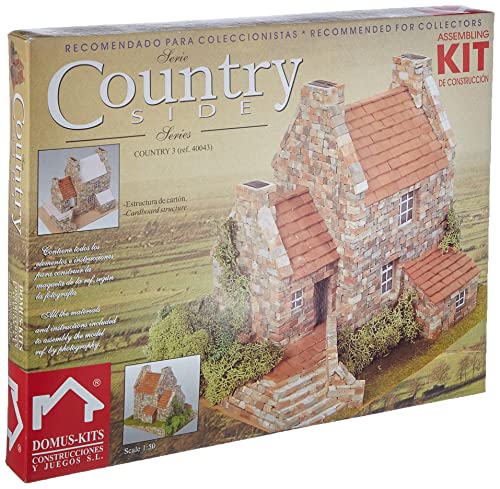 Domus Kits Domus Kits40043 2250 Teile Country 3 Haus Modell, Maßstab 1:50, Mehrfarbig