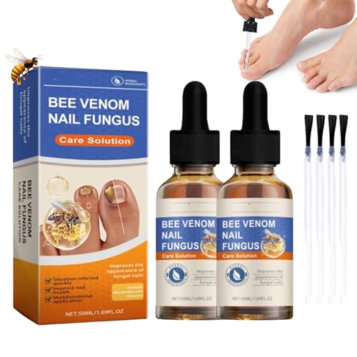 Furzero Bienengift NagelverteidigungBehandlungslösung, 50ml Furzero Bienengift Nagelserum, Furzero Nagelverteidigung Bienengift Behandlungsserum, Bienengift Nagelbehandlung Serum (2PC)