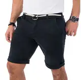 Rock Creek Herren Chino Shorts Hose Kurz Chinoshorts Inkl Gürtel Männer Sommer Bermuda Stretch Rc-2133 30 Anthrazit