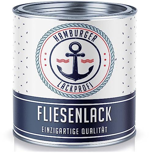 Fliesenlack MATT Anthrazitgrau RAL 7016 Grau Fliesenfarbe im SET // Hamburger Lack-Profi (1 L)