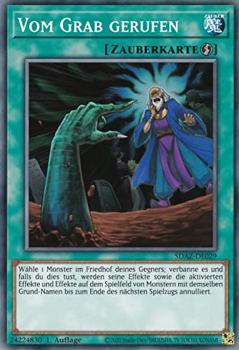 SDAZ-DE029 - Vom Grab gerufen - Common - Deutsch - Structure Deck: Albaz Strike - mit LMS Trading Fieldcenter-Karte Yugioh