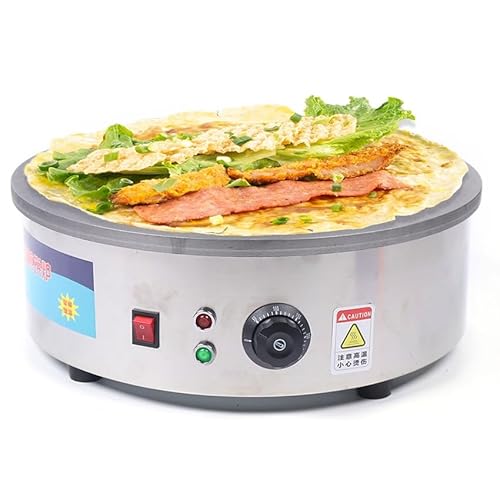 2800W professionelles Crepes Maker Elektrisch Gerät Crepesmaker Maschine Multicolore Crepeseisen Crepesplatte Crepesgerät Edelstahl