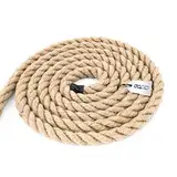 DQ-PP JUTESEIL | 50m | 6mm stark | Kordel Natur Braun Naturfasern | DIY Dekoration | Makramee | Garten Tauziehen Handlauf