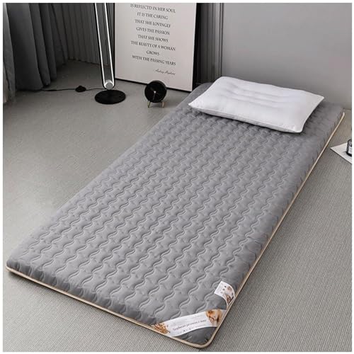 収納マスター Japanische Bodenmatratze für Aufrollen, japanische Tatami-Matratze, Faltbare japanische Futon-Matratze, rutschfeste Boden-Isomatte für Gästebett(Farbe:B,Größe:150x200cm)