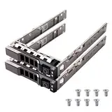 HUYUN 2 x 2,5 Zoll SAS SATA Festplatteneinschub Caddy 8FKXC 08FKXC kompatibel für Dell PowerEdge R630 R730 R730XD T630 R430 T430 PowerVault MD1420 MD3420 Serie