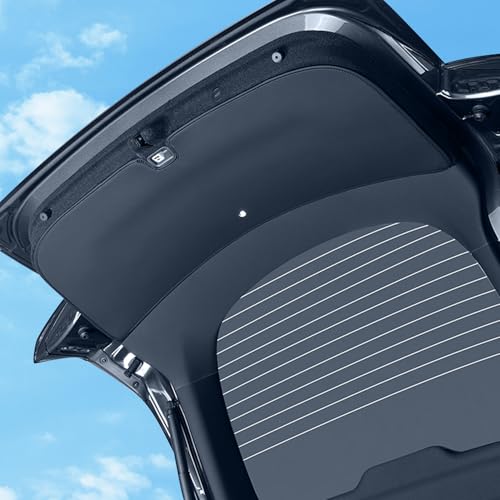 TOPABYTE Heckklappenmatte für Tesla Model Y Juniper 2025, Leder-Schutzpolster, Kofferraumschutzmatte, Allwetter-Innentürauskleidungen für neues Modell Y Launch Serie