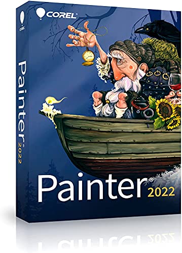 Corel Painter 2022 Standard | Software-Programm für digitale Kunst Illustration, Concept Art, Fotokunst und Malerei | 1 Windows/Mac Gerät |Dauerlizenz | Code [Kurier]