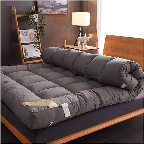 Bodenmatratze, Einzeln Verdickt, 5 cm, Weiche Futon-Matratze, Japanische Tatami-Matte, Tragbare Rollmatratze, Faltbare Schlafbettunterlage Für Zuhause, Camping, Sofa(90 * 200cm)