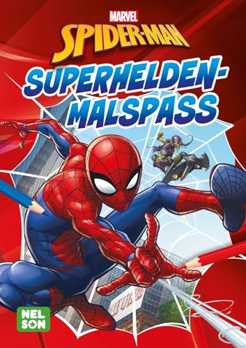 Spider-Man: Superhelden Malspaß: Malblock | Malblock für Kinder ab 4 Jahren (MARVEL)