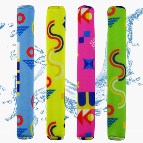 Unterwasser Spielzeug Sommer, Tauchen Spielzeug, Pool Tauchspielzeug für Kinder, 4PCS Tauchstäbe Pool Spielzeug Spielzeug Unterwasser Schwimmbad Spielzeug Poolparty Spielzeug