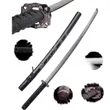 Katana Schwarzer Drache Schwert echt Samurai Schwert aus Stahl mit Einer Scheide zur Dekoration für einen Sammler oder als Geschenk HKS001-1