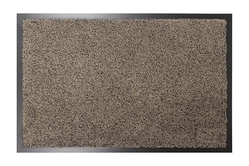 Carpet Diem Green Business Schmutzfangmatte 120 x 180 Beige-schwarz | Fußmatte innen & außen in Geschäfts-Kunden Qualität für Beste Funktionalität und Haltbarkeit