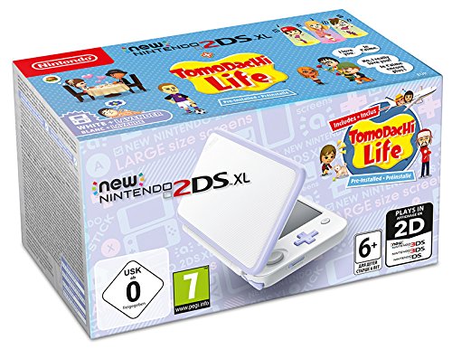 Nintendo New 2DS XL weiß Lavendel inkl. Tomodachi Life