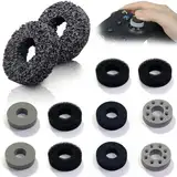 WJRQD Joystick Protection Stick Attachments, Pack of 12 Thumbstick Shock Absorber Accessories, 6 Different Thicknesses, Assist Rings up to 80% Increased Precision