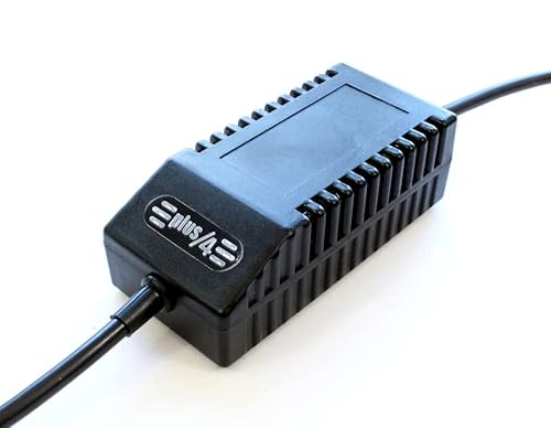 Commodore Plus/4 PSU Modern Schwarz EU - Ersatz-Netzteil für Commodore Plus/4, EU-Stecker