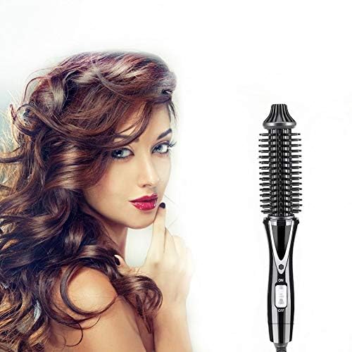 Jadeshay Haar Lockenwickler Keramik Faltbare Anion Haarbürste Lockenwickler Haar Lockenstab Haar Styling Tools(110-240V)