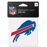 WinCraft NFL Buffalo Bills 63038011 Perfect Cut Color Decal, 10,2 x 10,2 cm, Schwarz