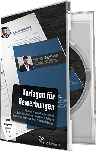 Bewerbungsvorlagen - modern, kreativ und professionell