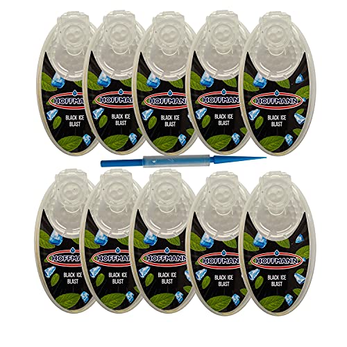Hoffmann - Premium Aroma Kapseln Black Ice Blast | DIY Click Filter Kugeln| 10er-Pack | 1000 Kugeln