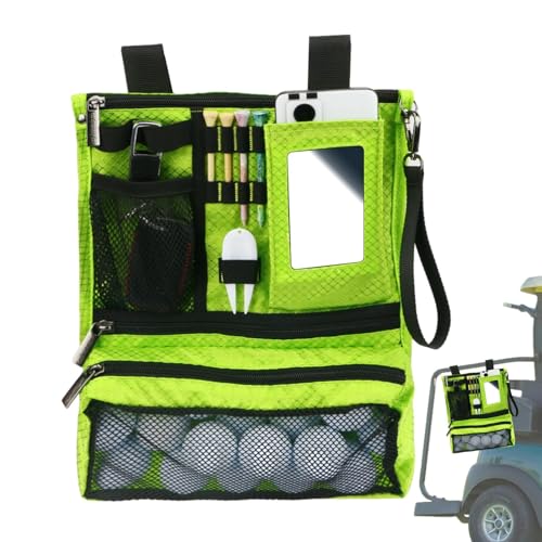 Golf-Wertsachentasche, Golftasche – Golftasche – Tasche für – Wertsachentasche mit Reißverschluss, faltbare Aufbewahrungstasche, multifunktionale Golftasche