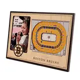 YouTheFan 3D-Stadion-Ansicht NHL Boston Bruins Bilderrahmen, Stadionansicht, TD Garden, Teamfarbe, 12" x 8"