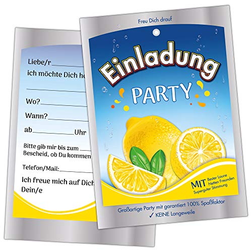 10 Lustige Einladungskarten Kindergeburtstag Einladungen Geburtstag Jungen Mädchen Kinder Capri Sonne Einladungen Karten Feier Party witzig cool