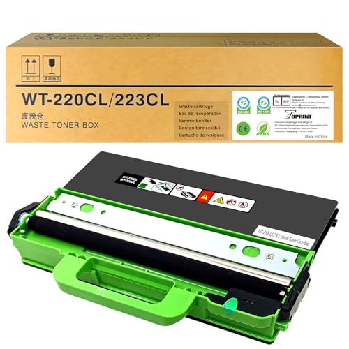 TOPRINT Resttonerbox WT220 WT223 WT-220CL WT-223CL WT220CL WT223CL Tonerabfallbehälter Kompatible für HL-3140CW 3170CDW L3210CW L3230CDW L3270CDW L3290CDW MFC-L3710CW L3770CDW 9130CW 9330CDW
