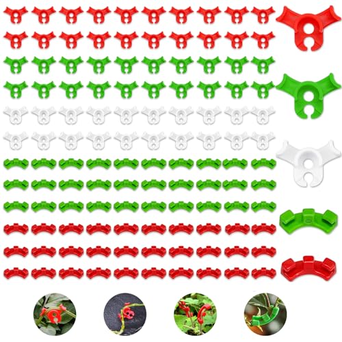 YeahBoom 120 Stück Pflanzenbieger,Plant Training Biege Clips,90 Grad Pflanzenbieger Low Stress Training Clips,Pflanzentrainer für Niedrige Belastung,Pflanzen Bieger Clips,Pflanzenwachstum Bieger