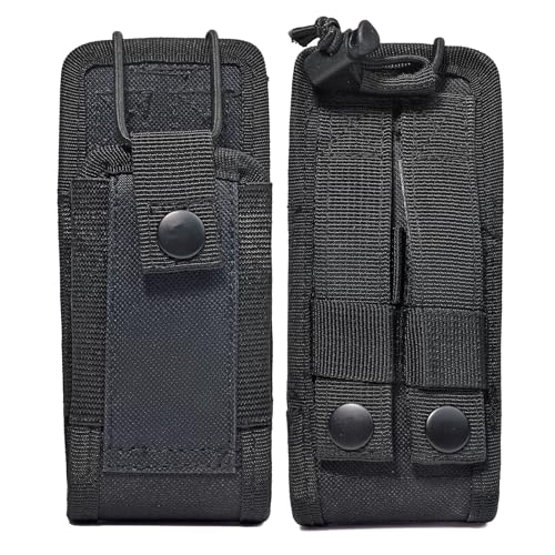 UAYESOK Molle Funkgerätetasche Tasche Funkgerät Holster Walkie Talkie Halterung für Sicherheits Gürtel für Motorola Baofeng Kenwood Präsident Icom Midland Retevis Yaesu Taktische Gegensprechanlage