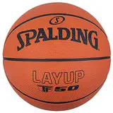 Spalding - TF-50 - Klassische Farbe - Basketball - Größe 6 - Basketball - Basketball - Anfängerball - Gummimaterial - Außen - Anti-Rutsch - Hervorragender Grip - Sehr langlebig.