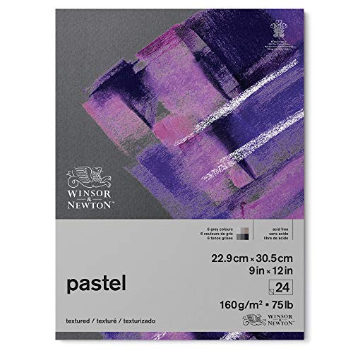 Winsor & Newton 6660771 Pastellpapier im Block mit Erdfarben - 24 Blatt 22,9 x 30,5cm , 160g/m², FSC, Säurefrei, ohne optische Aufheller, archivierbare Qualität, stabil und Alterungsbeständig