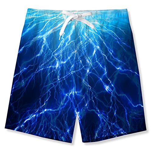 TUONROAD Jungen Badeshorts 3D Lustig Badehose Kinder Schnelltrocknend Boardshorts Kurze Hose Shorts 13-14 Jahre