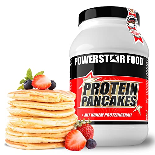 PROTEIN PANCAKES | 1000g | Low carb Pfannkuchenmischung | low fat | Nur 1,7% Zucker & 1,2% Fett | Ganze 41,1g Protein p.P. | Köstlicher Geschmack | Perfekt als Frühstück & zwischendurch (Süß, 1000g Dose)