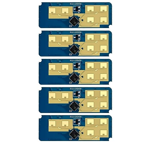 JMT HLK-LD2450 24 GHz Flugbahnsensor, ISM Smart Home, menschliche Bewegungsverfolgung, Ra·DAR Induktionsmodul, Entfernungswinkel, Geschwindigkeitsmessung (5 Stück)