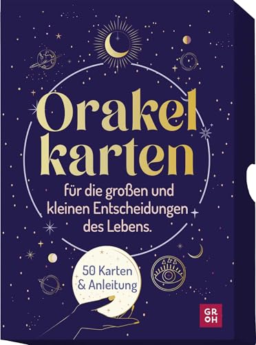 Orakelkarten für die großen und kleinen Entscheidungen des Lebens: Nutze die Entscheidungskraft des Universums. 50 Kärtchen mit Anleitung