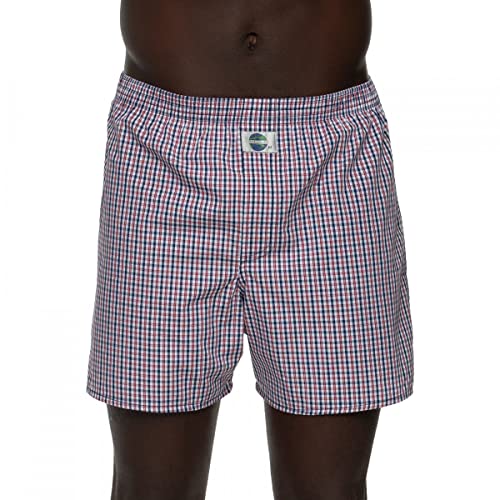D.E.A.L International Boxershorts Rot kariert Größe S