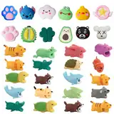 Tiere Kabelschutz,Counius 40 Pcs Cable Protector, Cute Animal Design,ladekabel schutz, Data Line Protector Bites Cable External Protector Anti-fracture Prevents Breakage (Random style)
