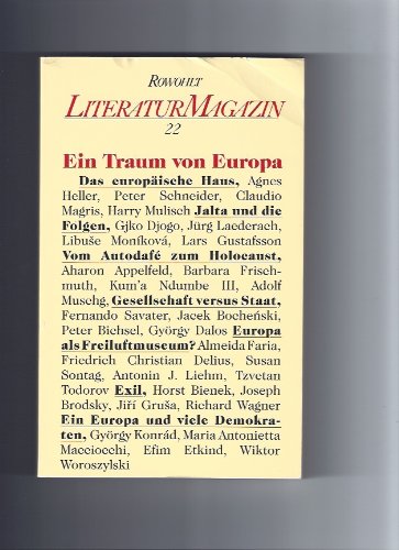 Literaturmagazin 22: Ein Traum von Europa