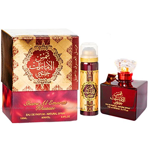 Ard Al Zaafaran Parfüm Shams Al Emarat Khususi, halal, Eau de Parfum, 100 ml + Deodorant