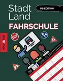 Stadt Land Fahrschule: Quiz Geschenk für Fahrschüler, Fahrlehrer & zum Führerschein: Spielblock mit 35 Blatt Din-A4 (Seiten zum Ausschneiden)