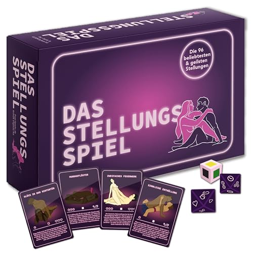 DAS STELLUNGSSPIEL - die 69 ... ähhh nein, die sogar 96 beliebtesten & geilsten Sex Stellungen, Erotisches Kartenspiel für Paare, Liebesspiele Sexspiel für Paare, Kamasutra Paar Spiele für Paare